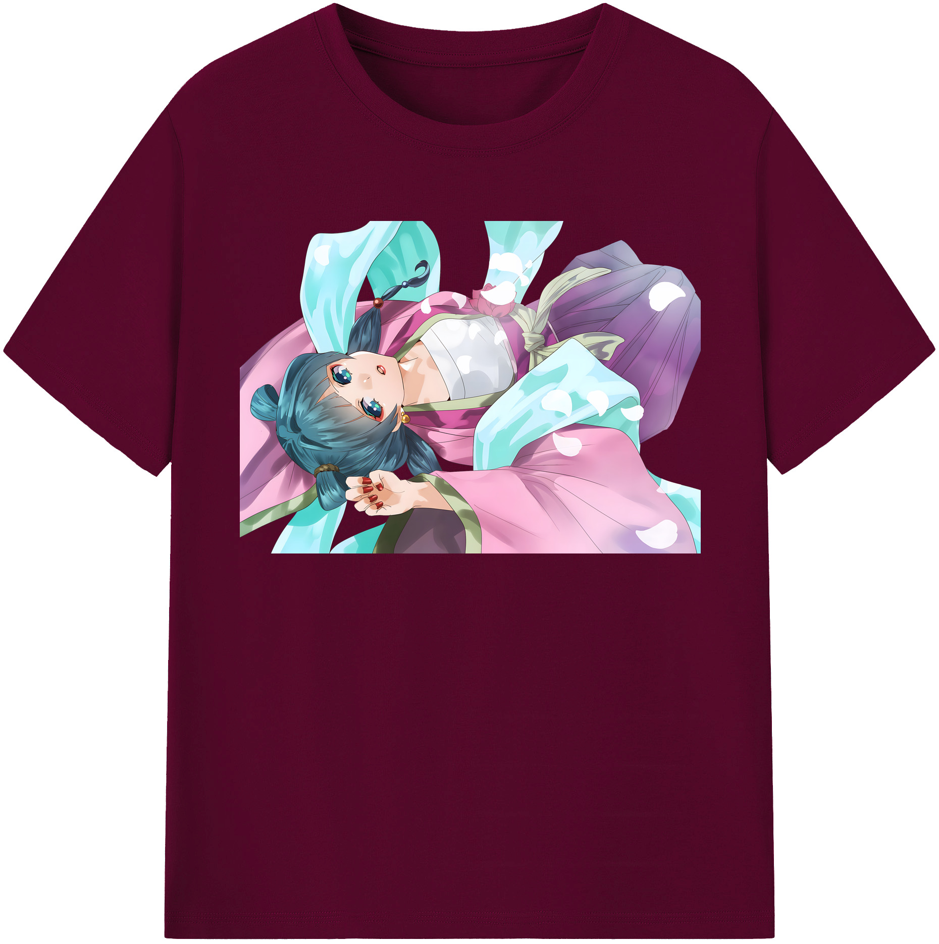 （画像用） 薬屋のひとりごと The Apothecary Diaries レディースカジュアルプリントTシャツ（綿100％）